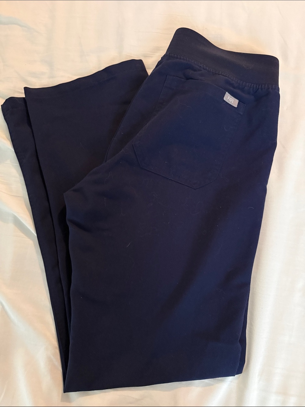 Figs Women’s Navy Straight-Leg Pants